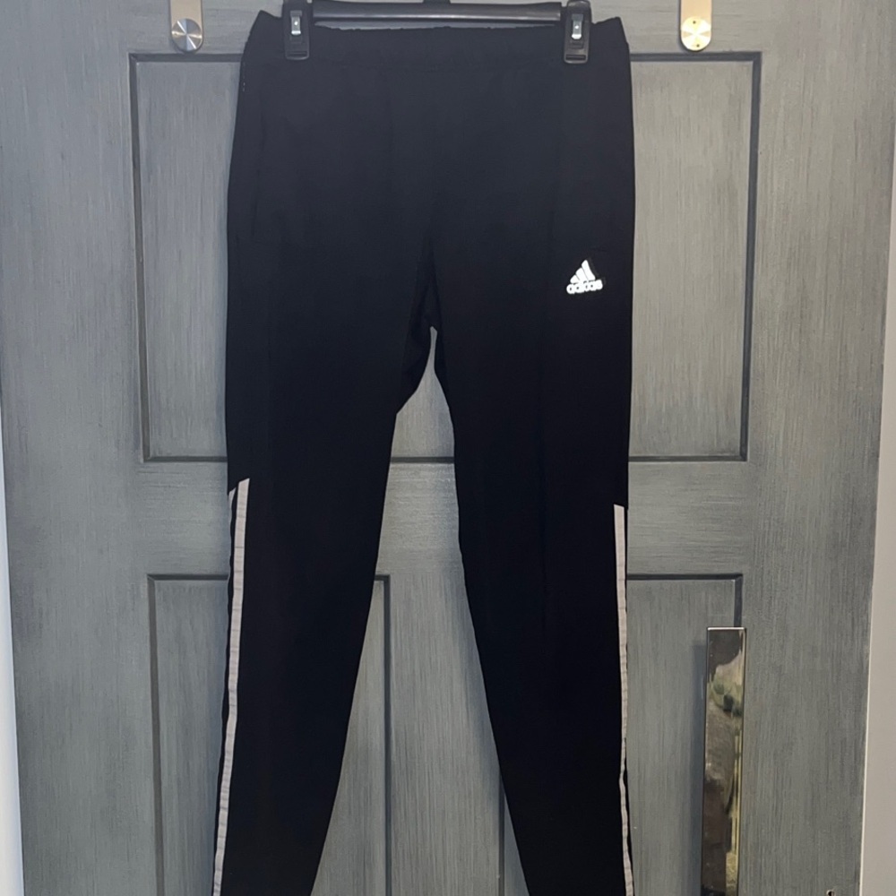 Adidas Women's Sz Small Energy Running Climalite Black Athletic Pants 28” inseam